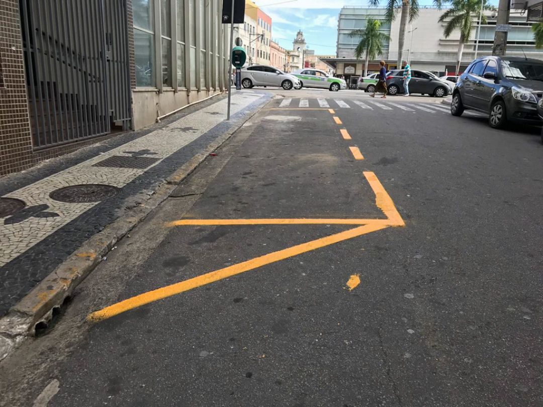 Vereador solicita implantação de sinalização horizontal no centro de Goianésia