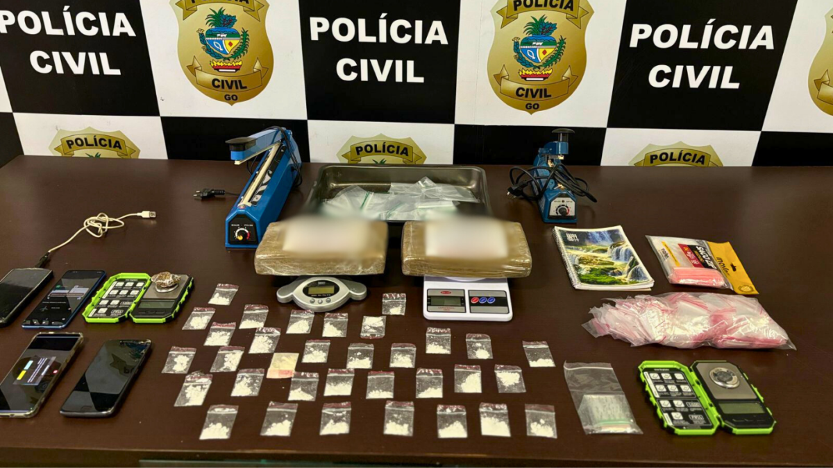 Operação Delivery II: Polícia Civil desmonta laboratório de cocaína em Aparecida de Goiânia